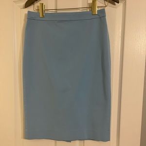 J.Crew No. 2 Pencil Skirt 4T Light Blue